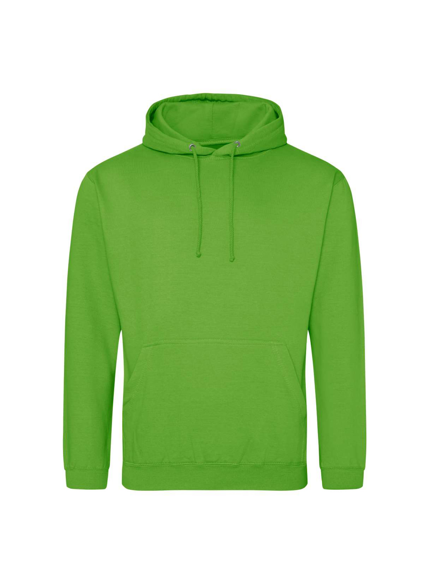 Mikina s kapucí unisex Just Hoods - Limetkově zelená L