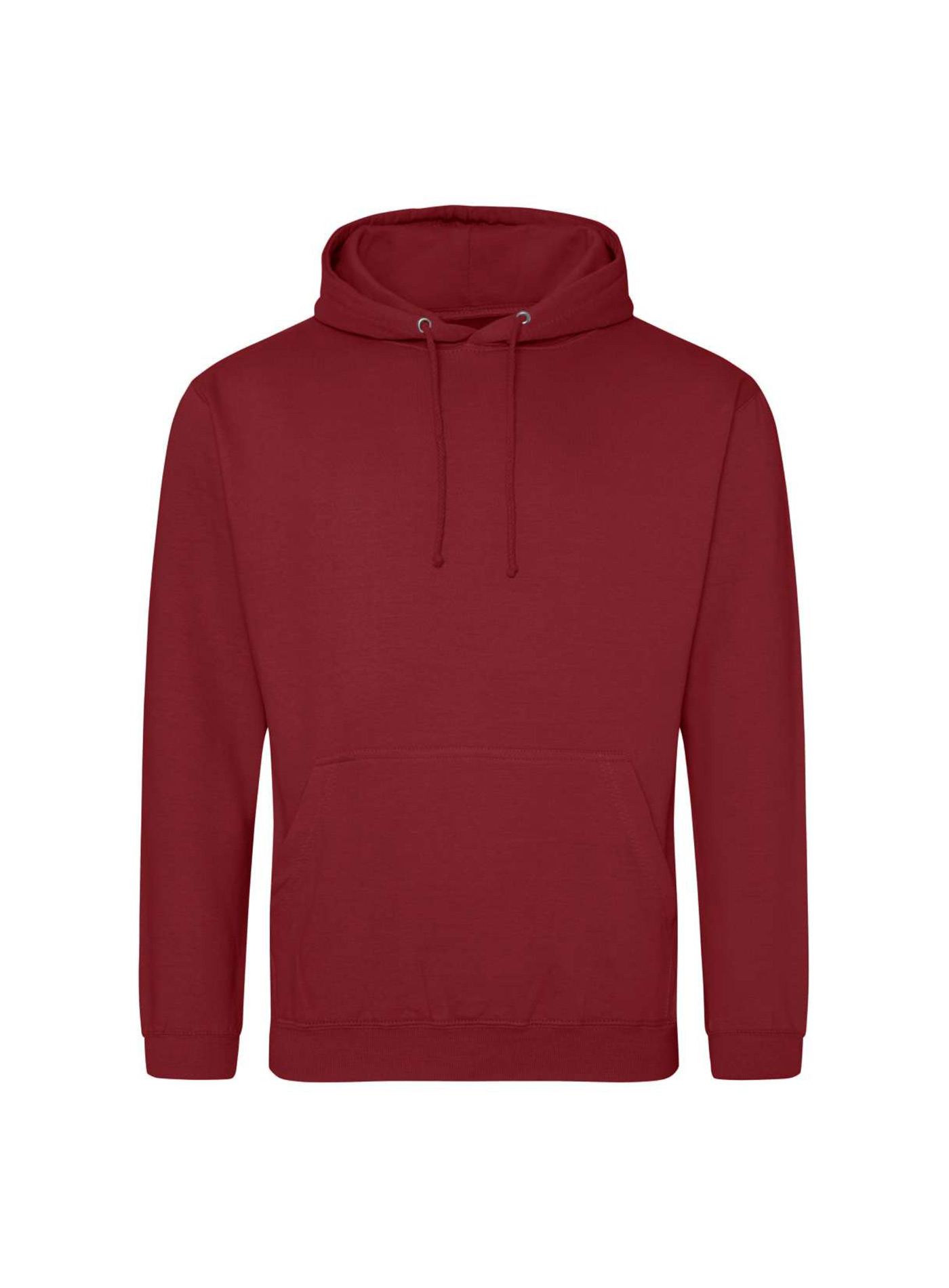 Mikina s kapucí unisex Just Hoods - Red Hot Chilli S