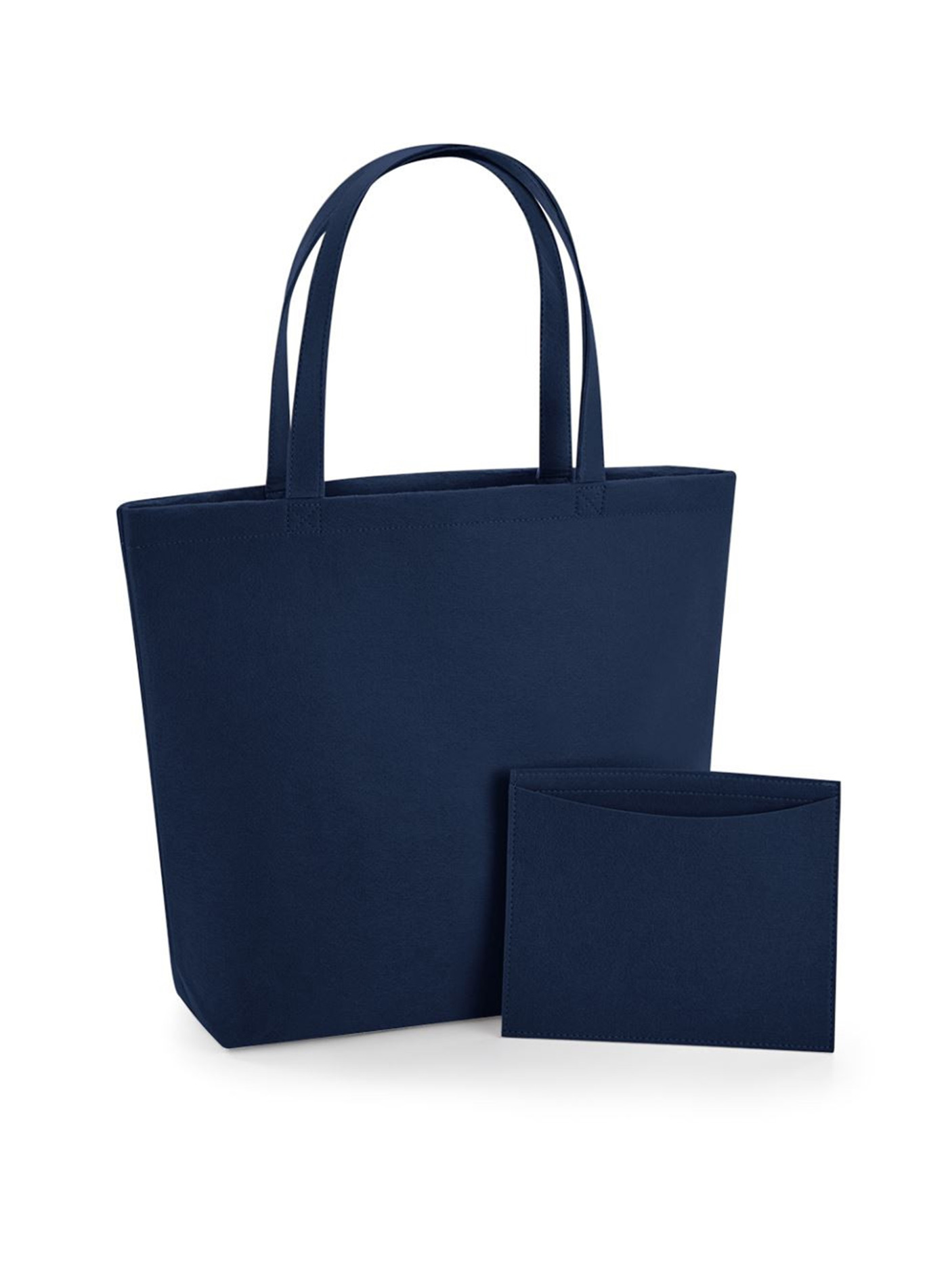 Plstěná taška Shopper BagBase - Námořnická modrá univerzal