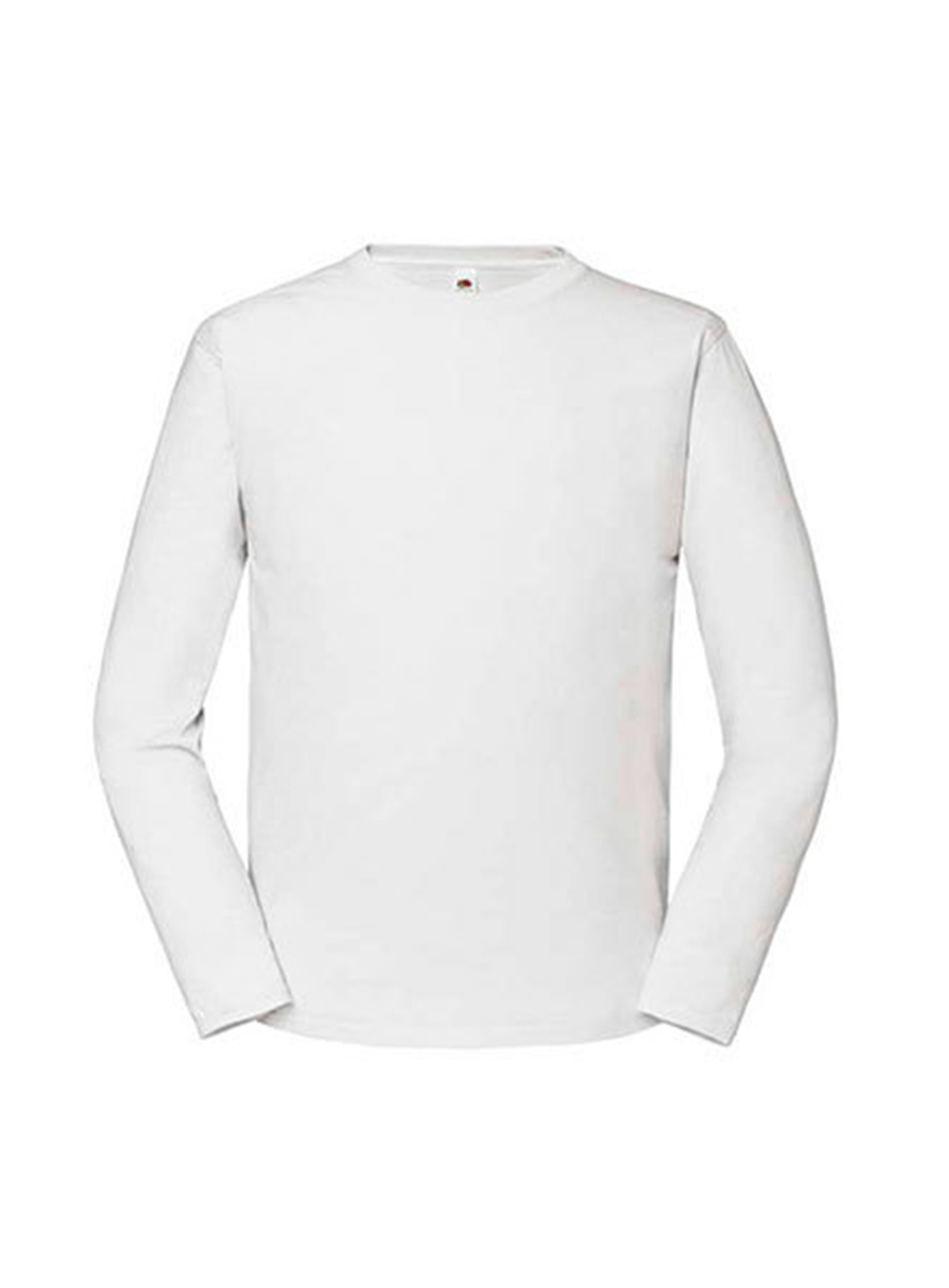 Pánské tričko s dlouhým rukávem Fruit of the Loom Iconic Premium - Bílá XL