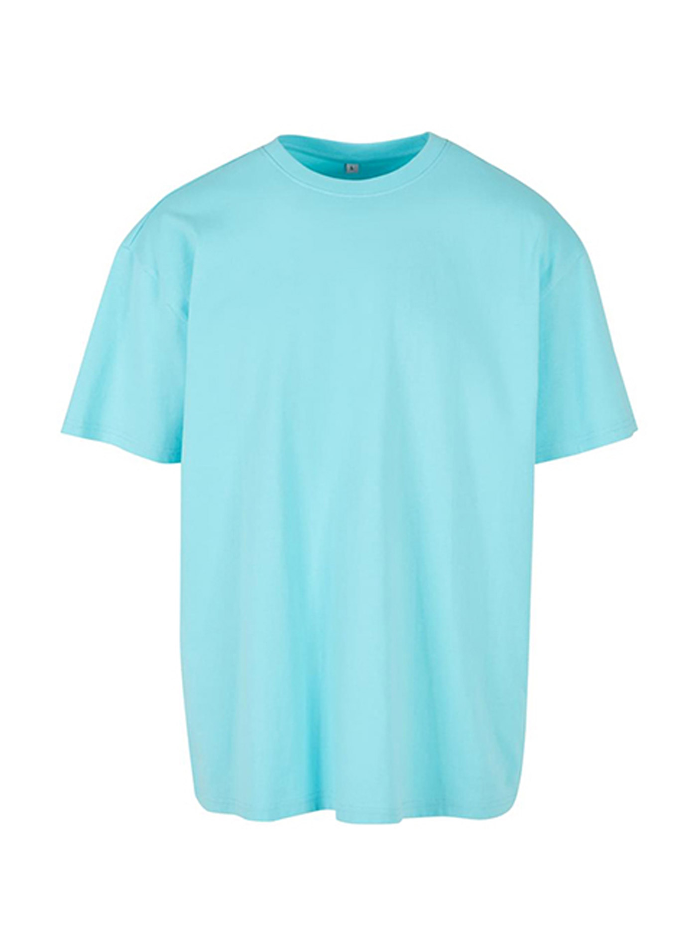 Mikinové tričko Built your Brand Oversize - Ledově modrá XL