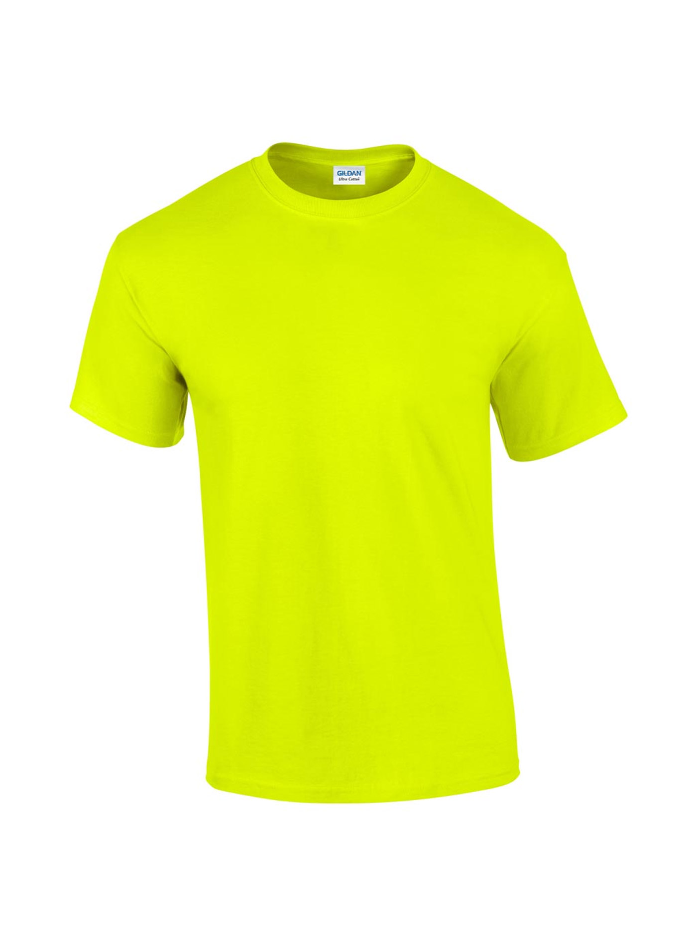 Tričko Gildan Ultra - Neonová zelená 3XL