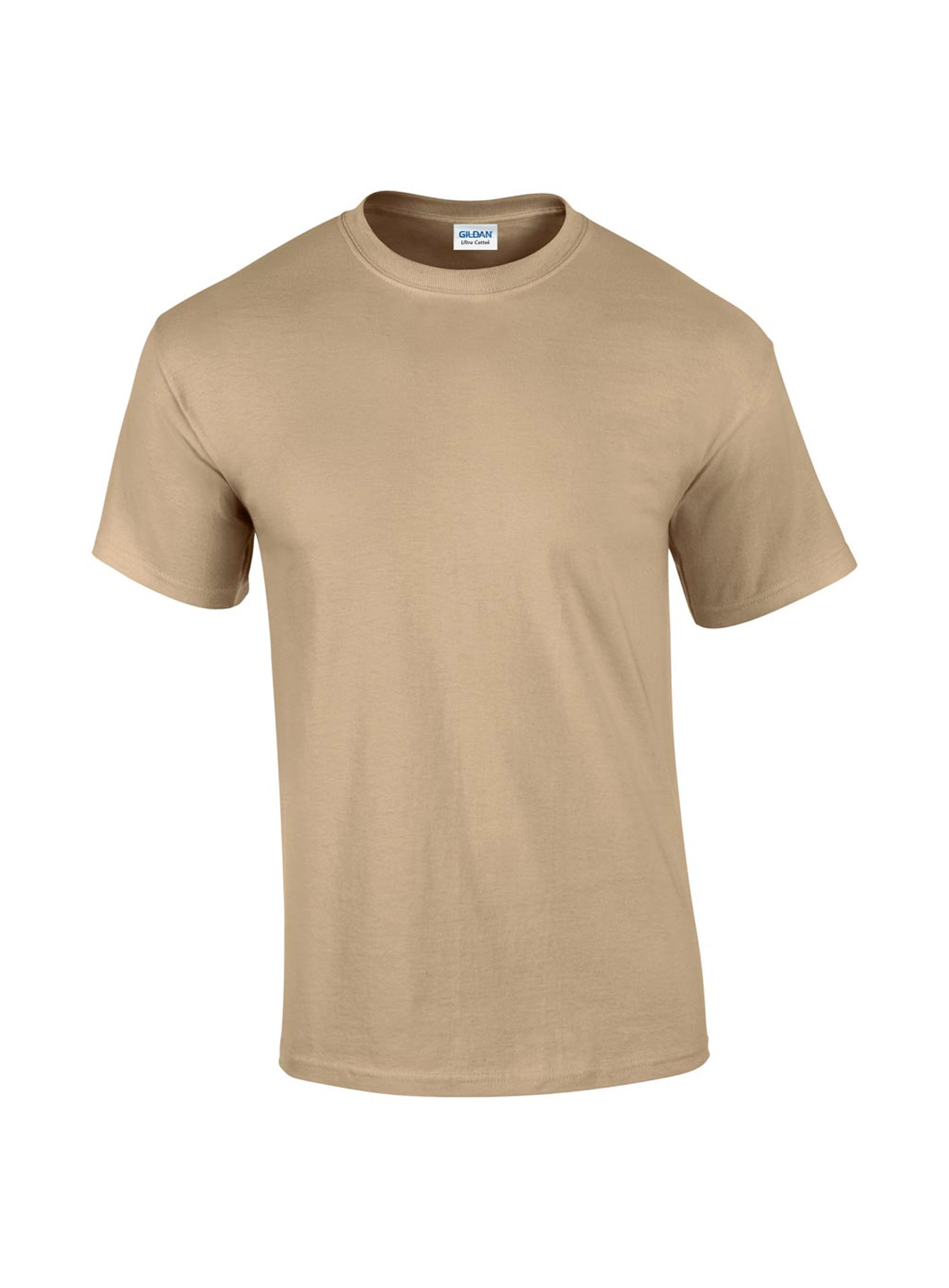 Tričko Gildan Ultra - Béžově hnědá XL