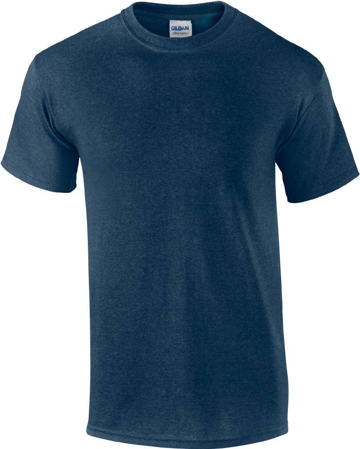 Tričko Gildan Ultra - Námořnická modrá žíhaná L