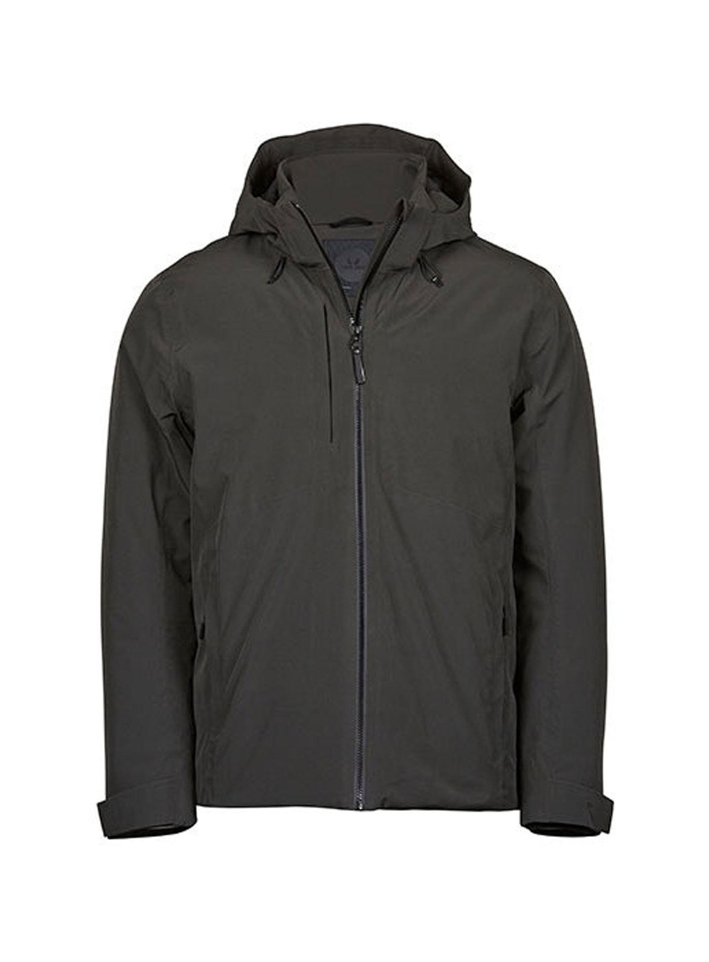 Pánská nepromokavá zimní bunda s kapucí Tee Jays - Tmavě šedá XL