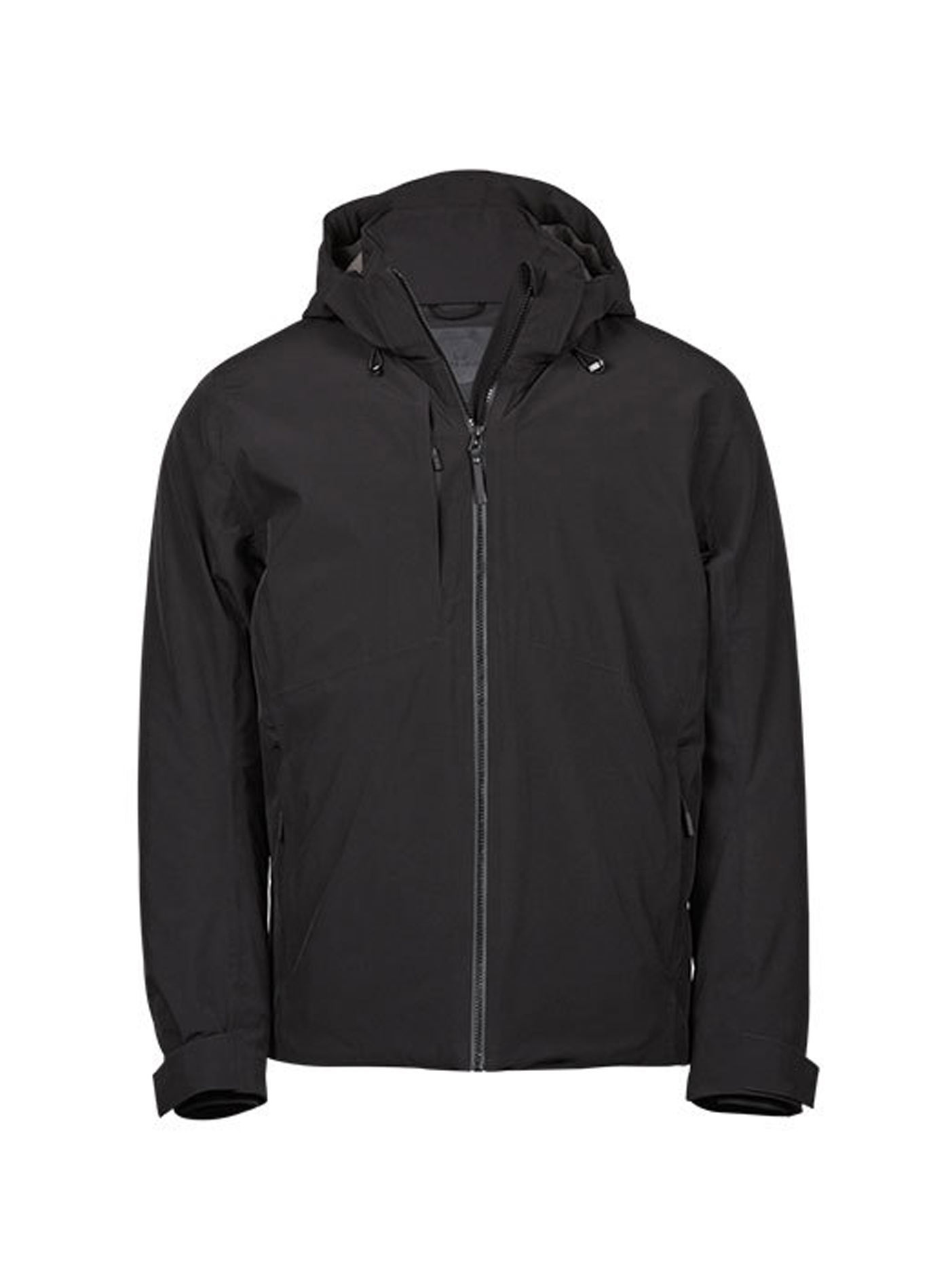 Pánská nepromokavá zimní bunda s kapucí Tee Jays - Černá M