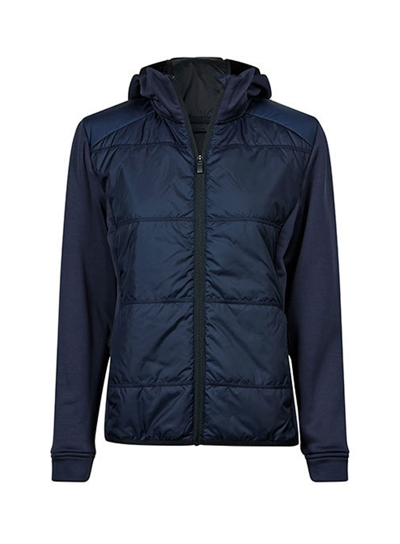 Dámská bunda s kapucí Tee Jays Hybrid Stretch - Námořnická modrá L