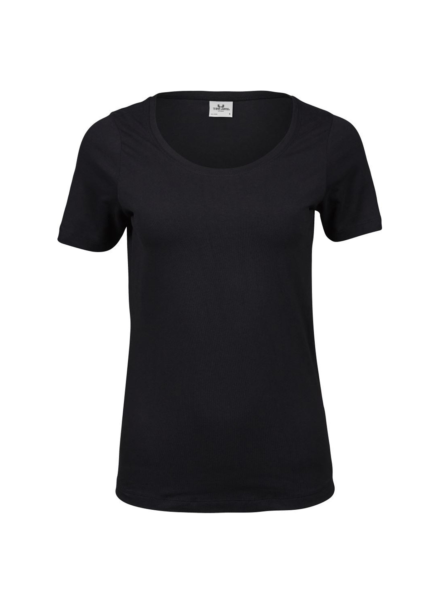 Dámské Stretch Tee tričko Tee Jays - černá 3XL