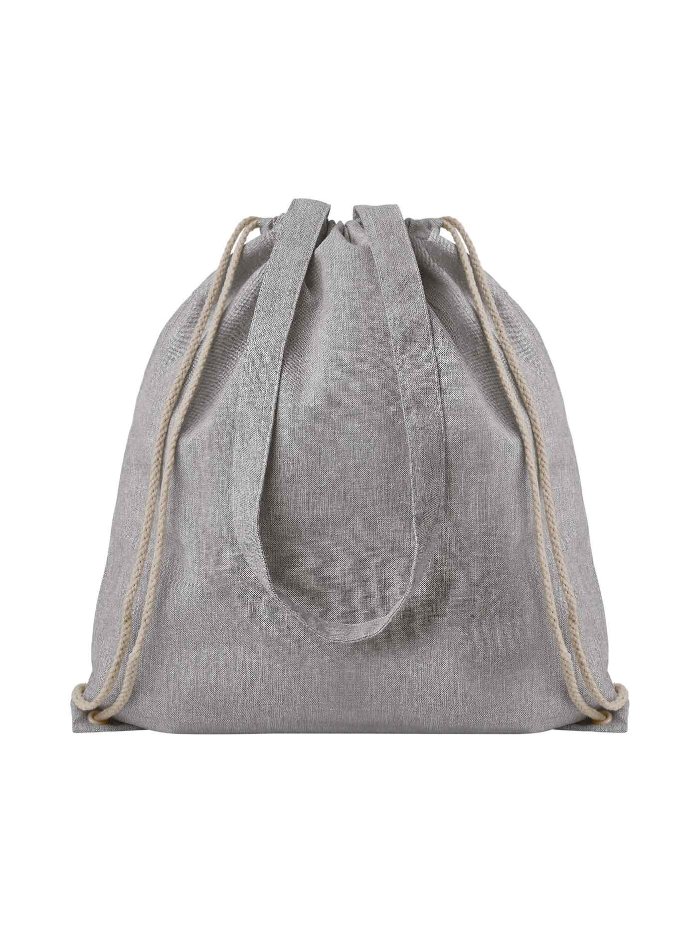 Stahovací batoh Atlanta - Světle šedý melír univerzal