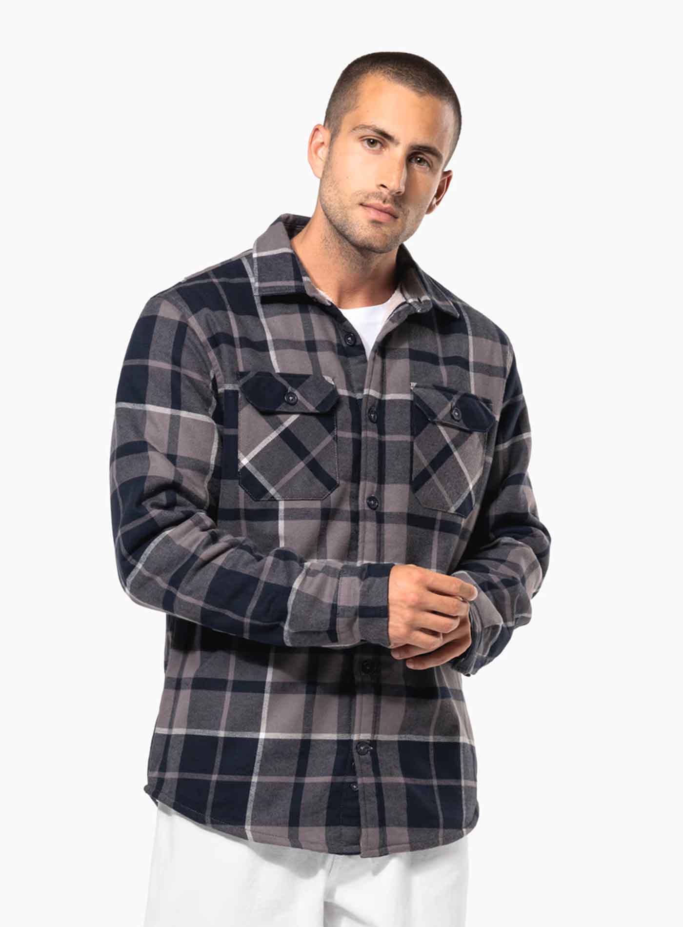 Zateplená pánská košile