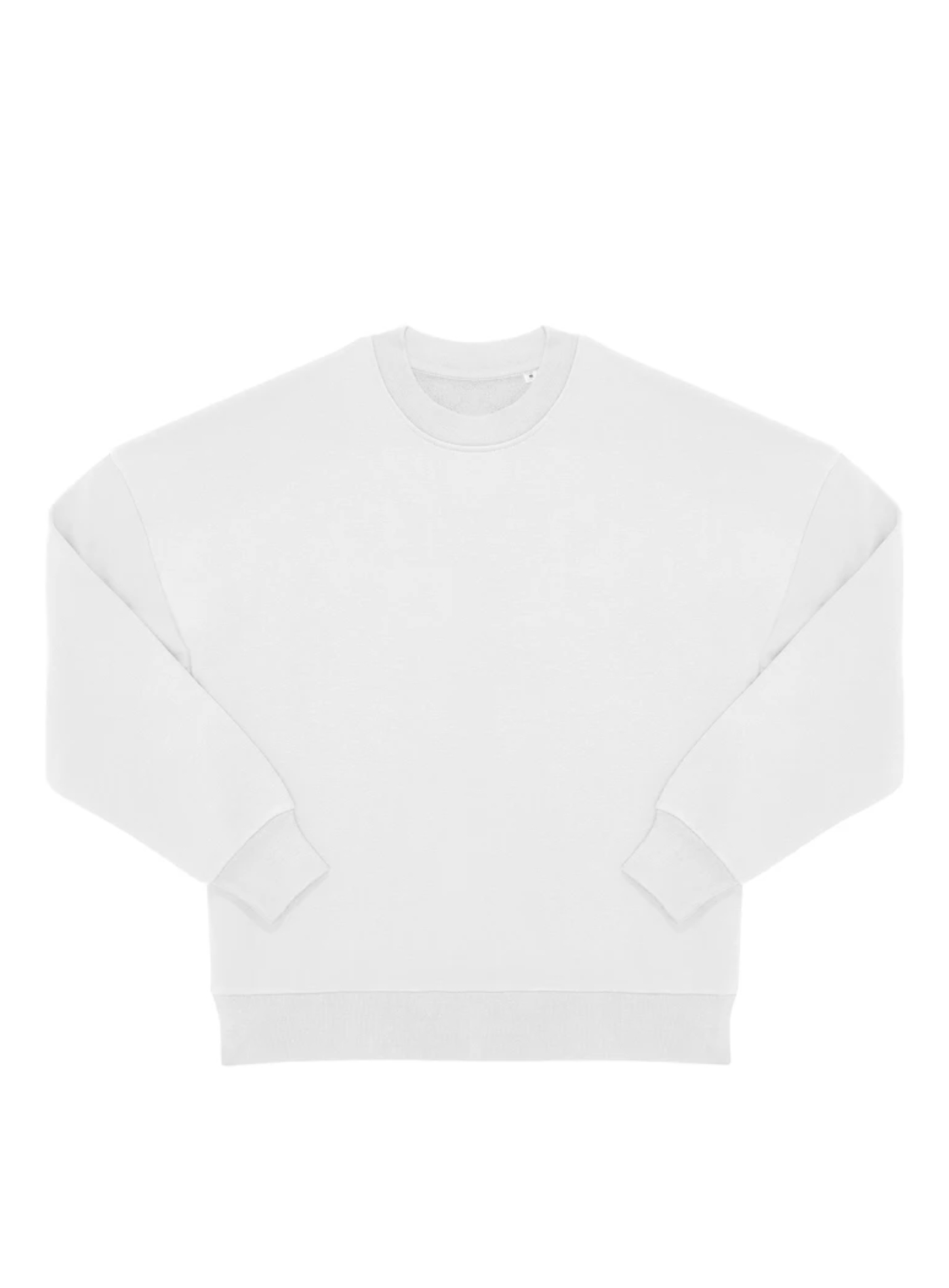 Unisex mikina oversized bez kapucne