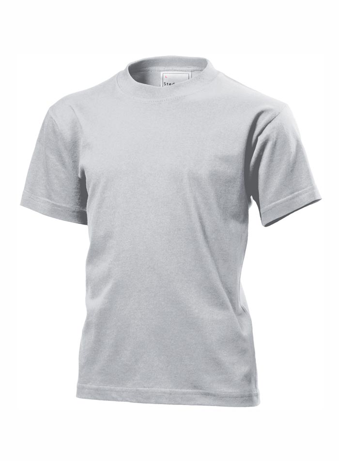 Prodloužené tričko - Šedý melír S