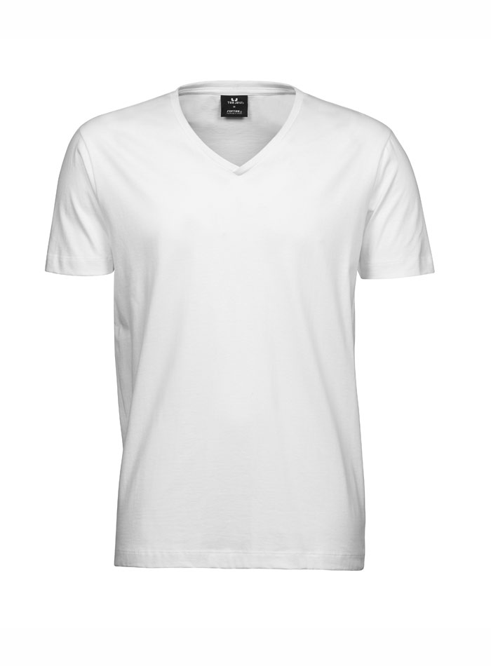 Prémiové tričko s výstřihem do V Tee Jays - Bílá XXL
