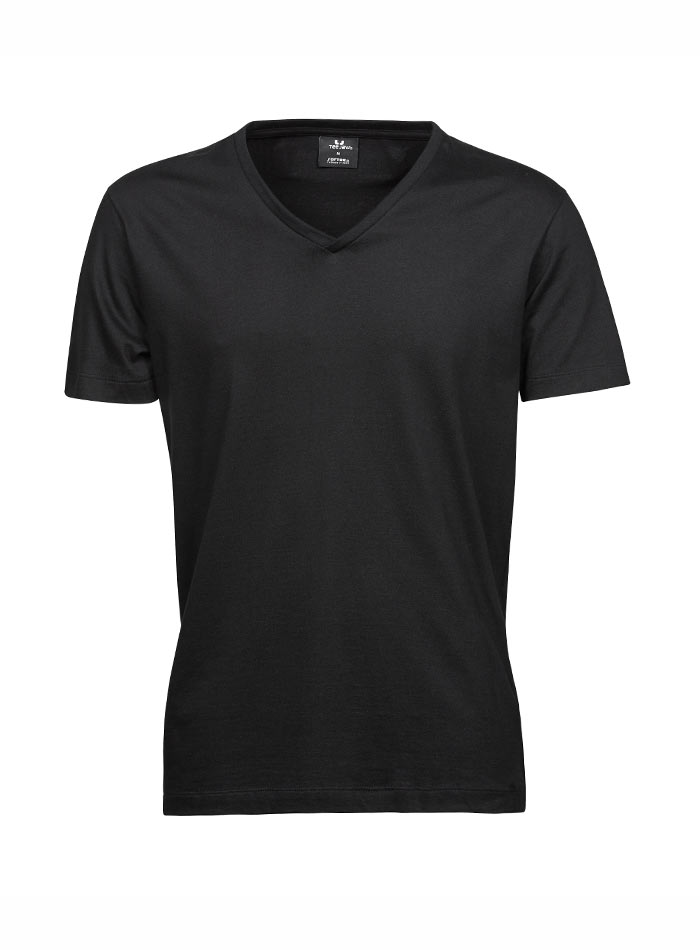 Prémiové tričko s výstřihem do V Tee Jays - černá L
