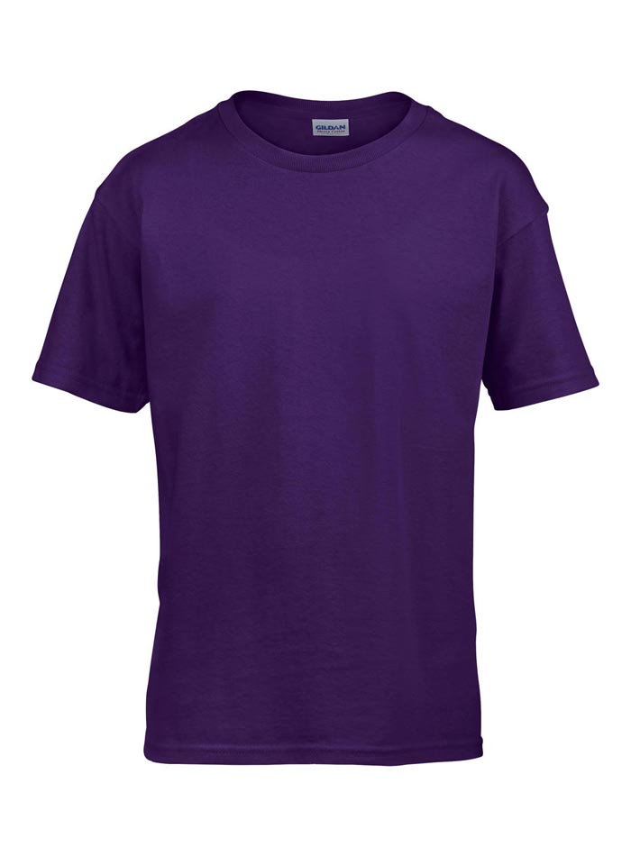 Tričko Softstyle - fialová XL