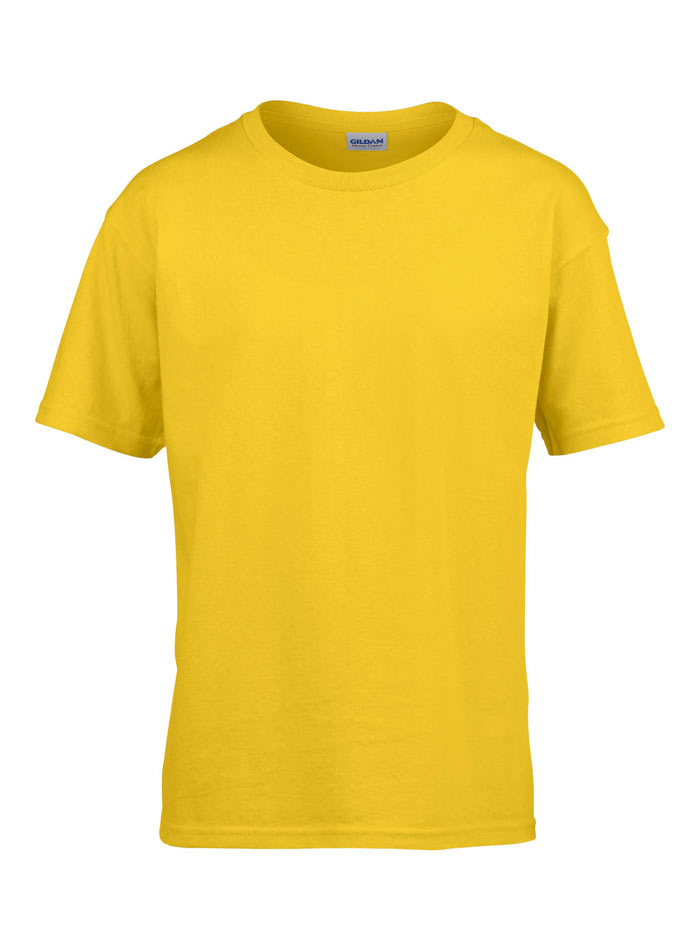 Dětské tričko Gildan Softstyle - Žlutá XS