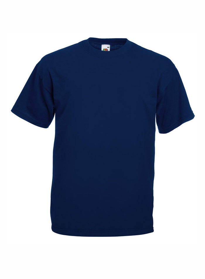 Pánské tričko Fruit of the Loom Valueweight - Námořní modrá XL