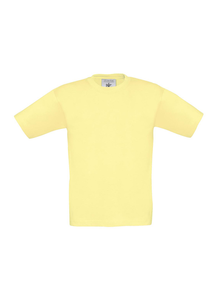 Tričko B&C - Světle žlutá 128 (7-8)