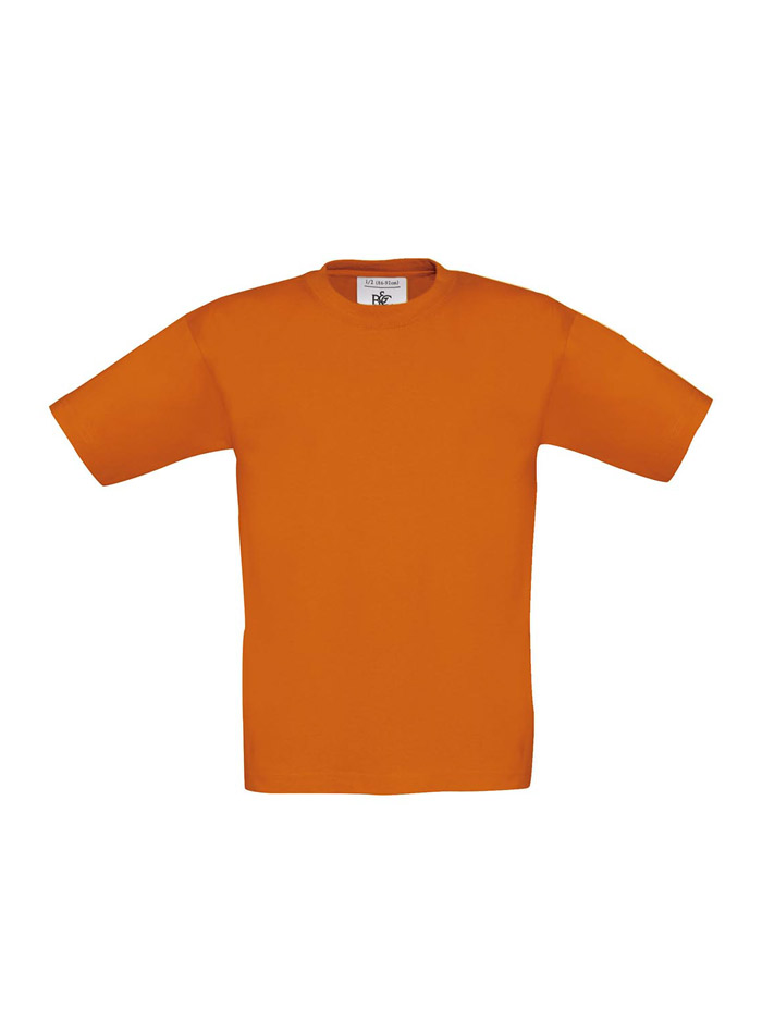 Tričko B&C - Oranžová 92 (1-2)