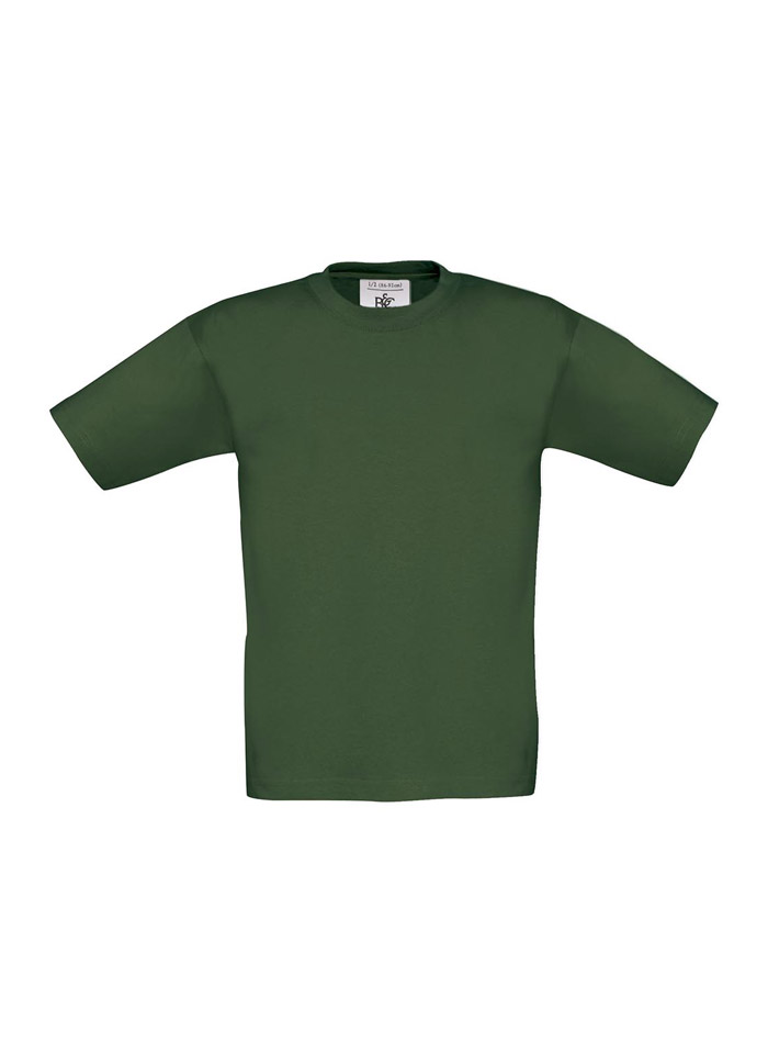 Tričko B&C - Lahvově zelená 116 (5-6)