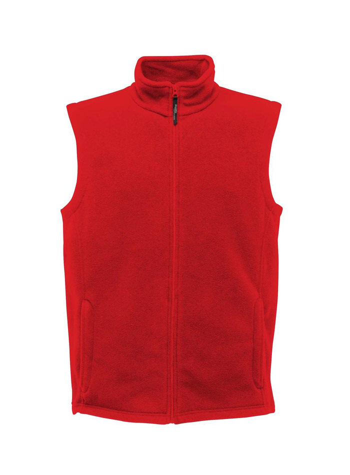 Pánská fleecová vesta - Červená S