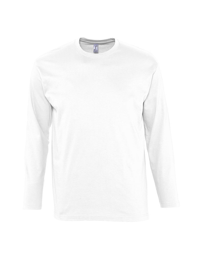 Tričko s dlouhým rukávem Monarch - Bílá 3XL