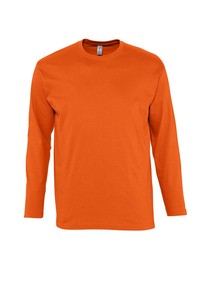Tričko s dlouhým rukávem Monarch - Oranžová XXL