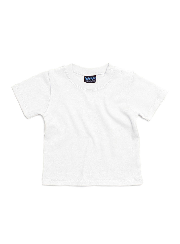 Dětské bavlněné tričko Babybugz - Bílá 12-18m
