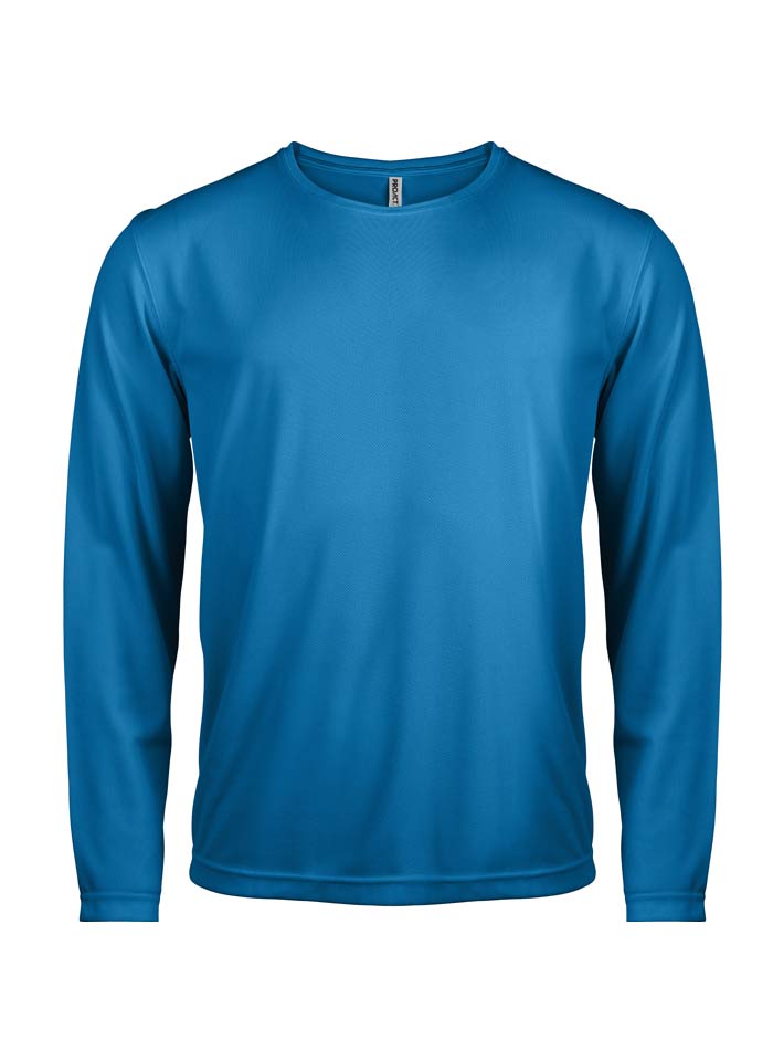 Sportovní tričko s dlouhým rukávem - Modrá L