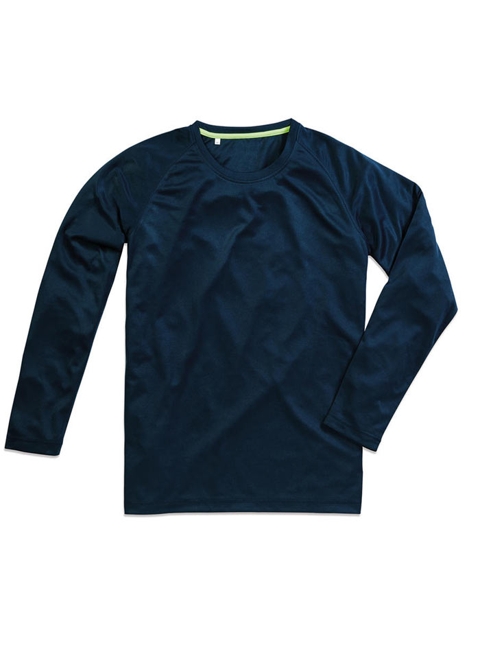 Sportovní tričko s dlouhými rukávy - Námořní modrá M