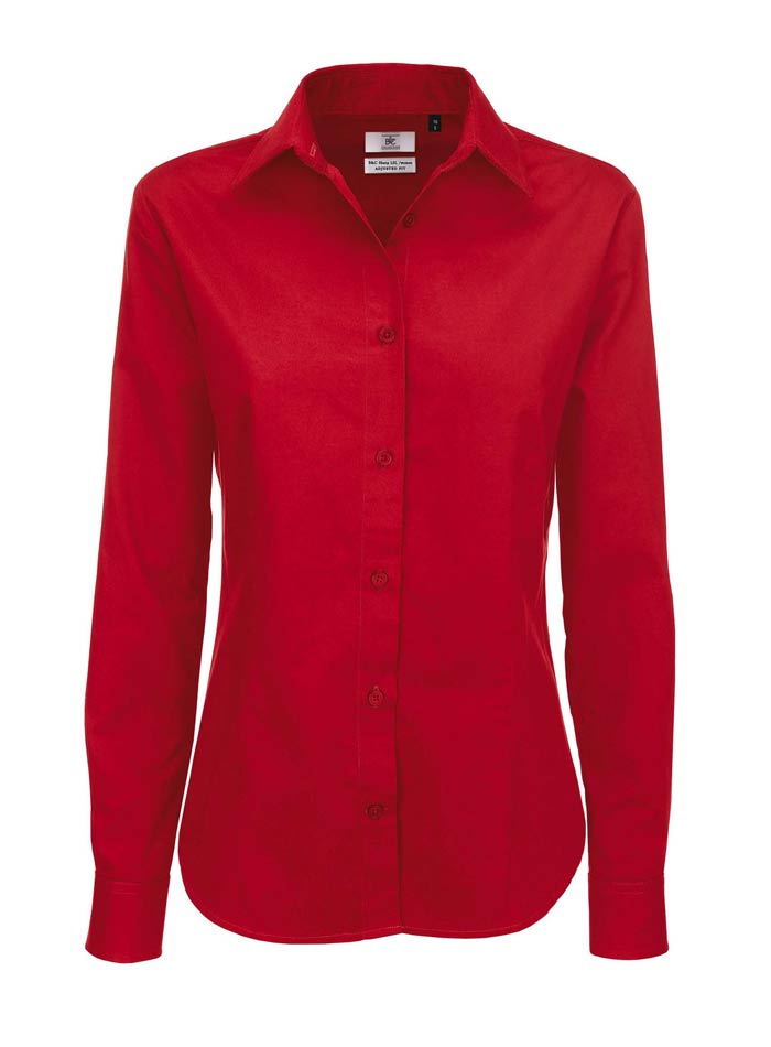 Dámská košile Sharp Twill - Červená S
