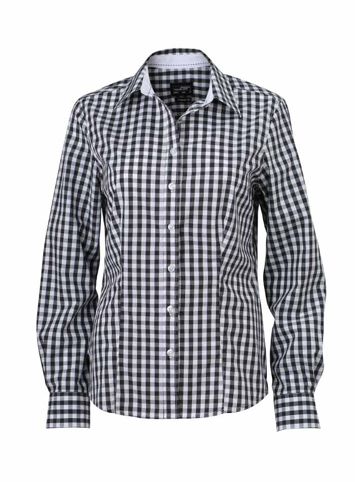 Dámska kockovaná košeľa