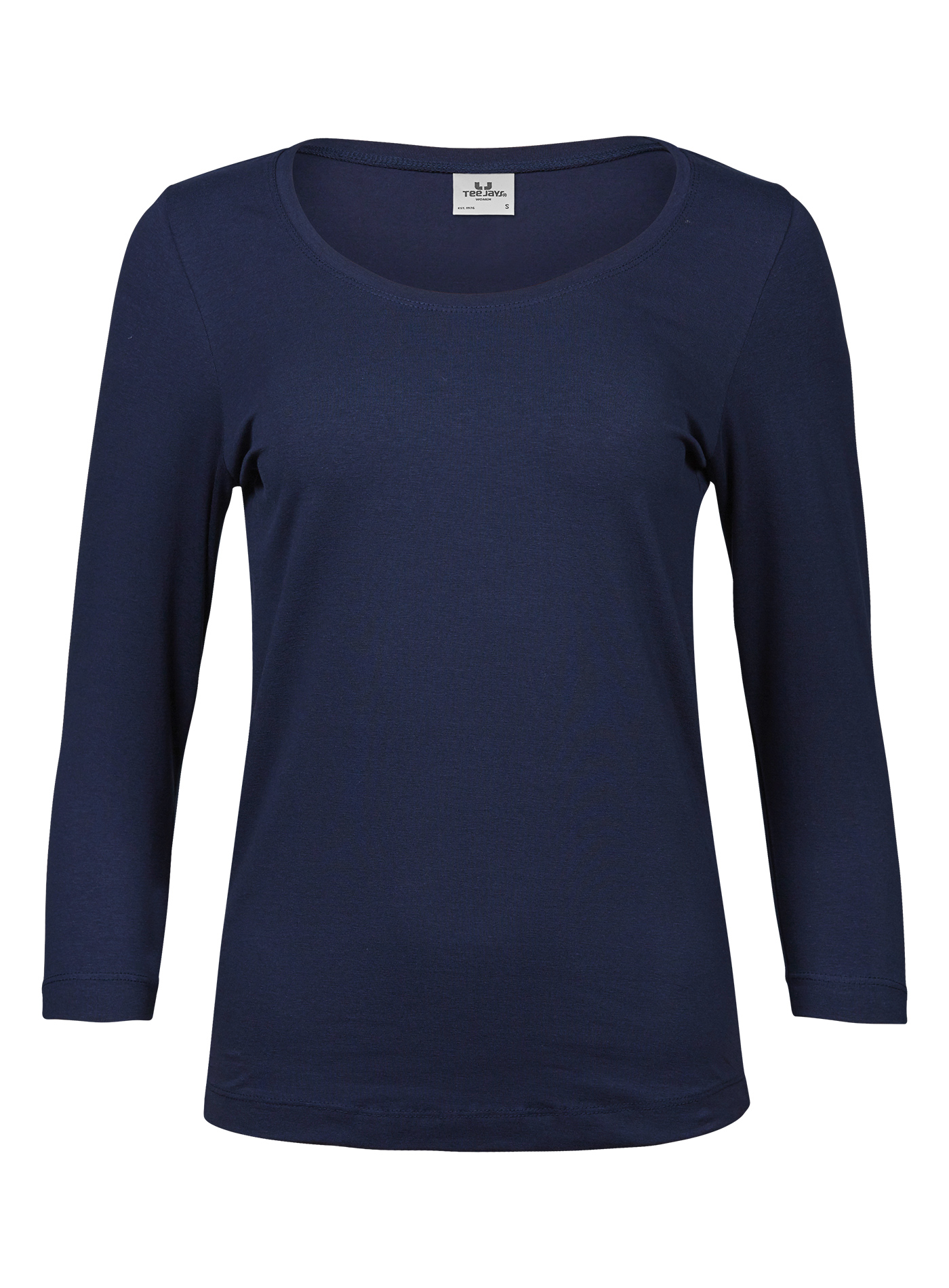 Dámské Stretch tričko s 3/4 rukávy Tee Jays - Námořní modrá XL