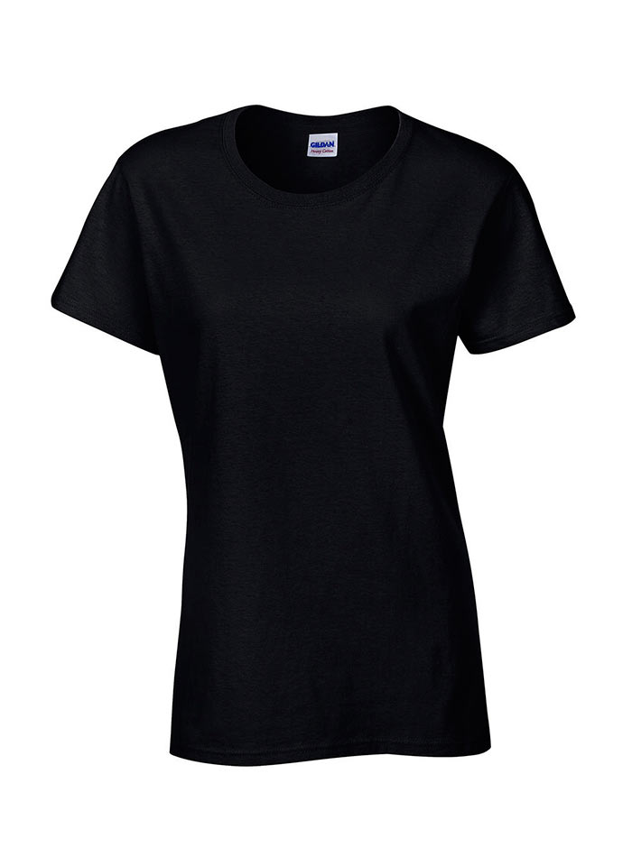 Dámské tričko Gildan Heavy Cotton - černá XL