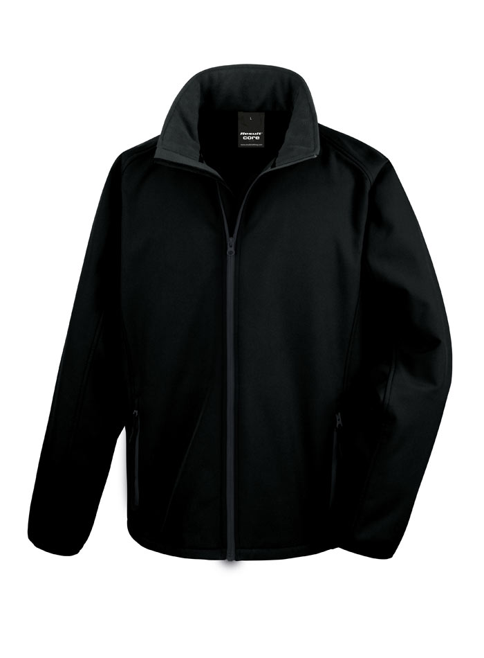 Pánská softshellová bunda - černá 3XL