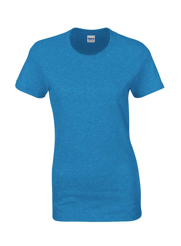 Dámské tričko Gildan Heavy Cotton - Safírově modrá S
