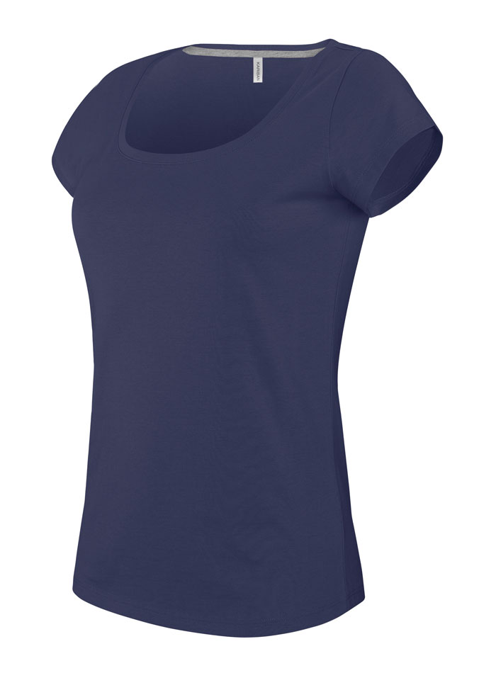 Dámské tričko Kariban - Námořní modrá L
