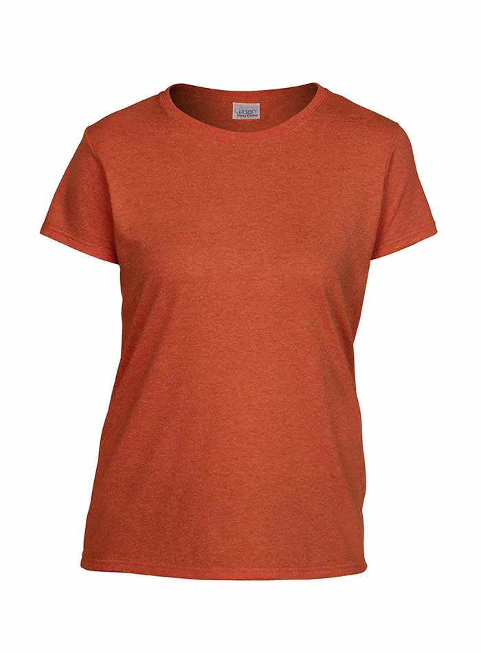 Dámské tričko Gildan Heavy Cotton - Oranžová S