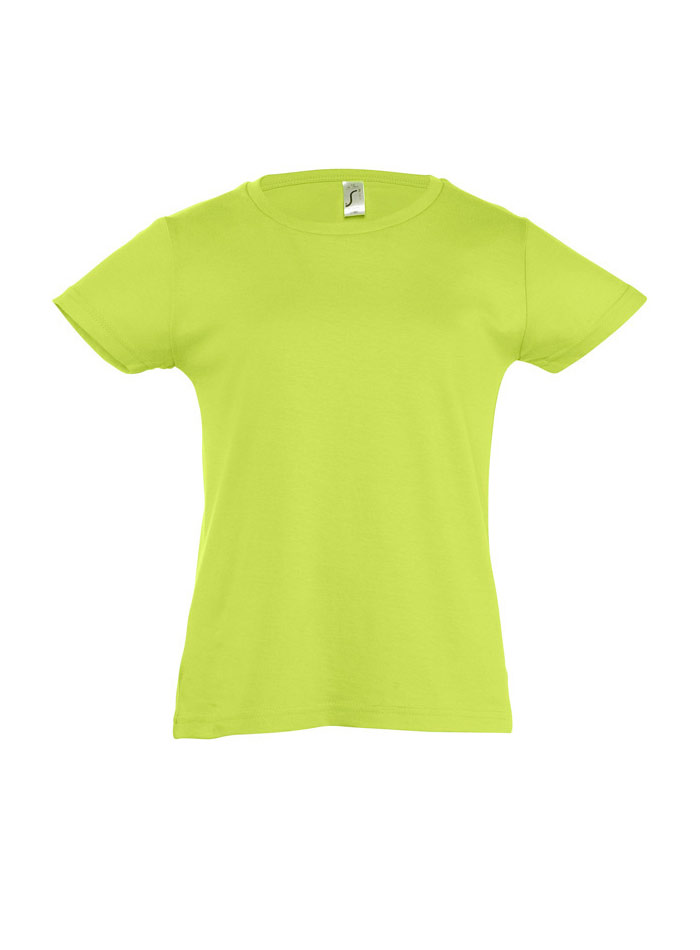 Dívčí tričko Cherry - jablíčkově zelená 8 Y