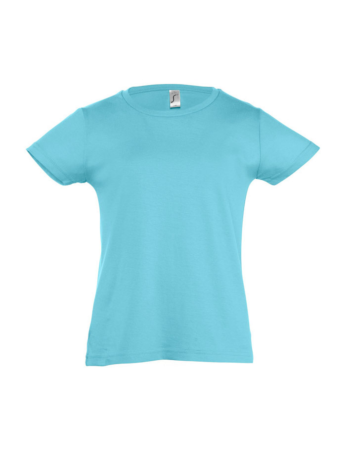 Dívčí tričko Cherry - Ledově modrá 6 Y