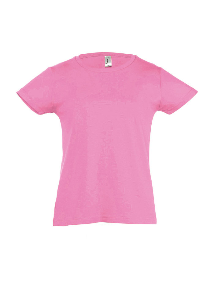 Dívčí tričko Cherry - Růžová 4 Y