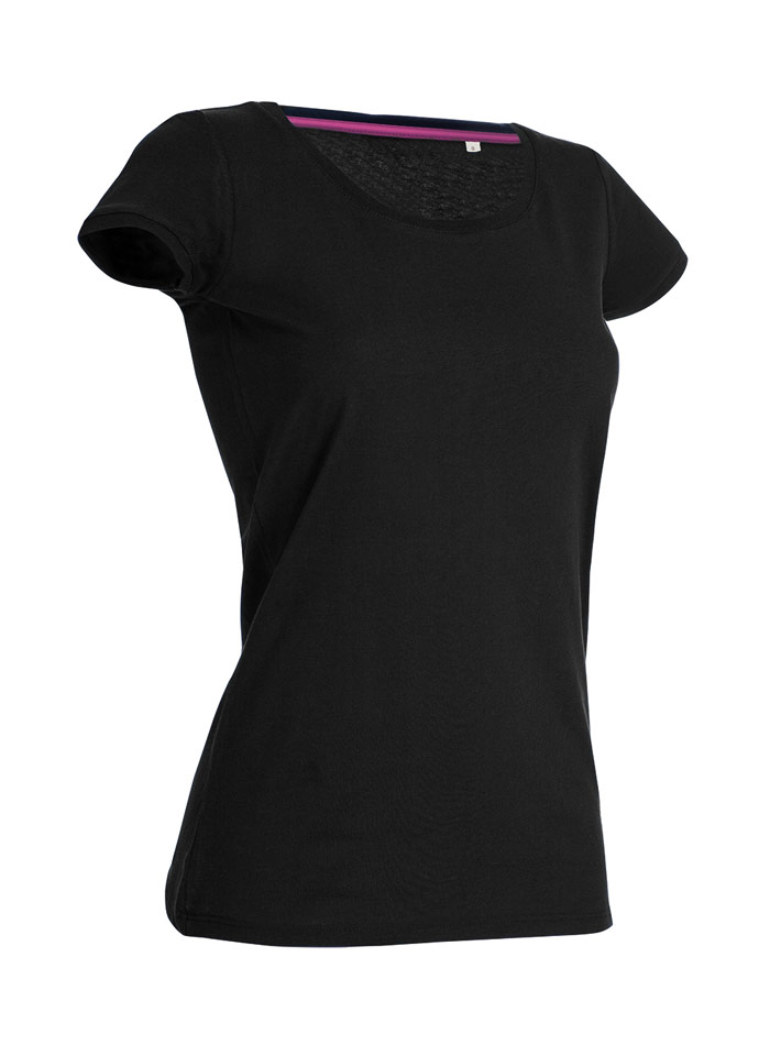 Dámské tričko Megan - Opálově černá M