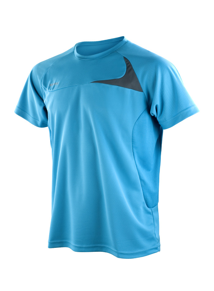 Pánské sportovní tričko Dash - Modrá a šedá XXL