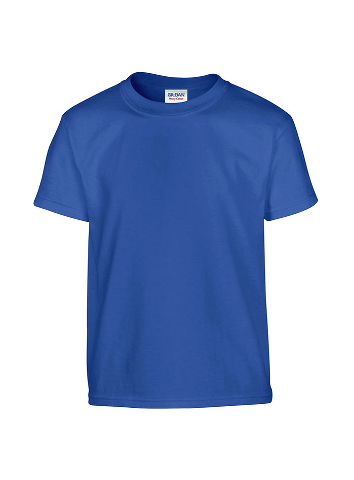 Dětské tričko Gildan Heavy Cotton Youth - Královská modrá S