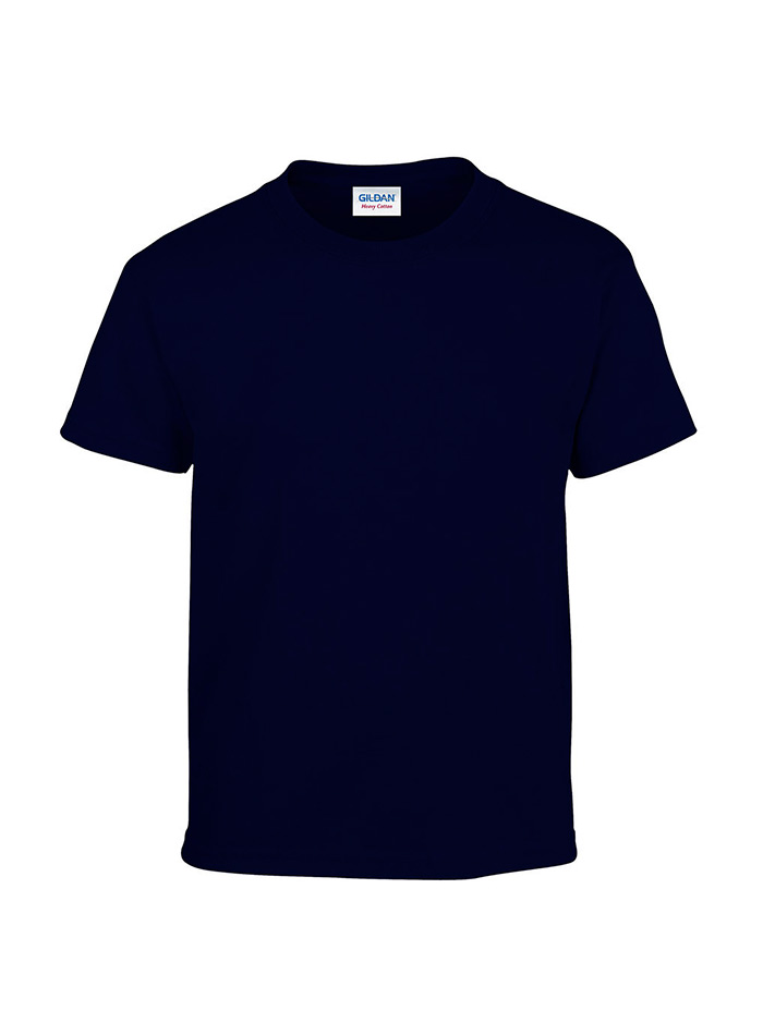 Dětské tričko Gildan Heavy Cotton Youth - Námořní modrá S