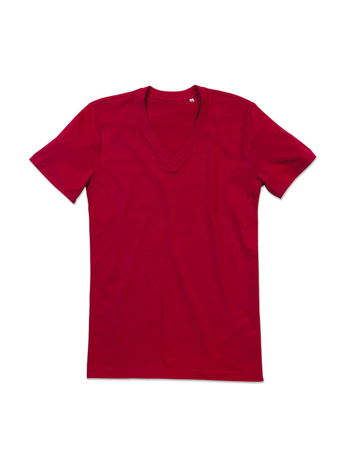 Pánské tričko James - Červená S