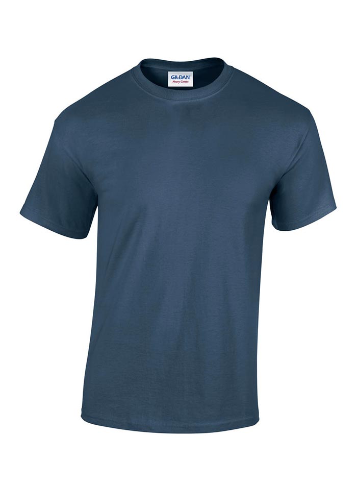Pánské tričko Gildan Heavy Cotton - Indigově modrá 5XL