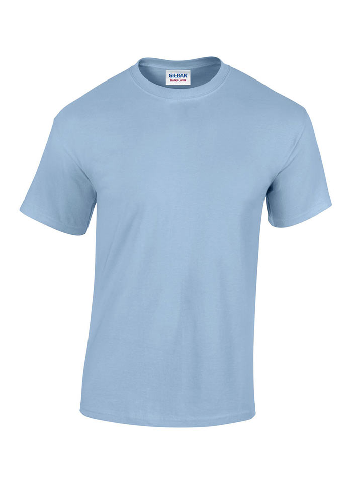 Pánské tričko Gildan Heavy Cotton - světle modrá XL