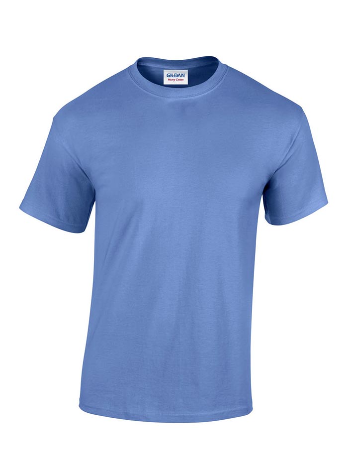 Pánské tričko Gildan Heavy Cotton - Světle modrá 4XL