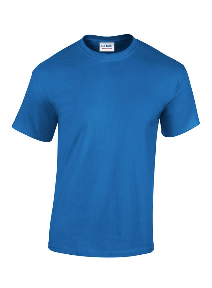Pánské tričko Gildan Heavy Cotton - Safírově modrá M